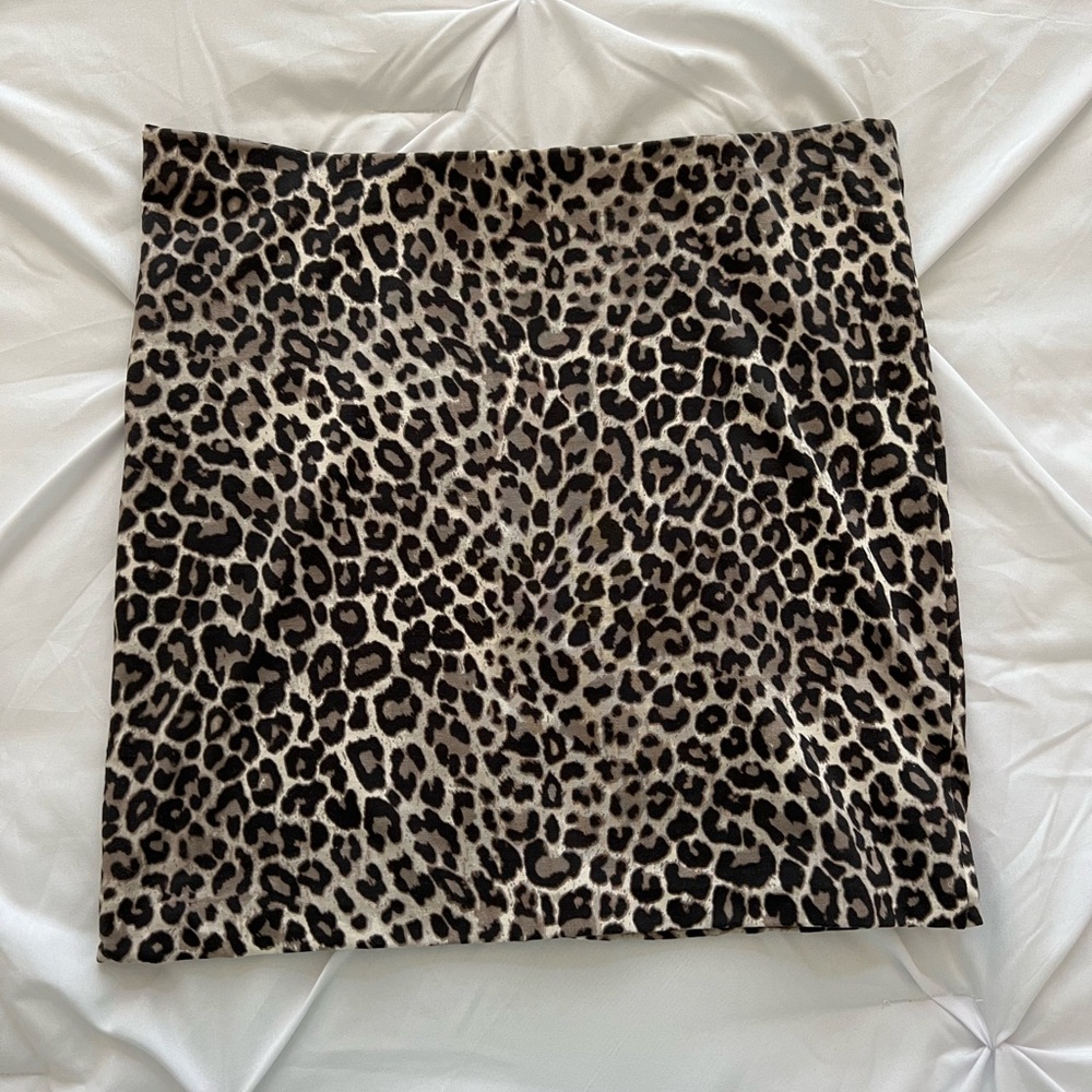 Leopard Print Women's Skirt